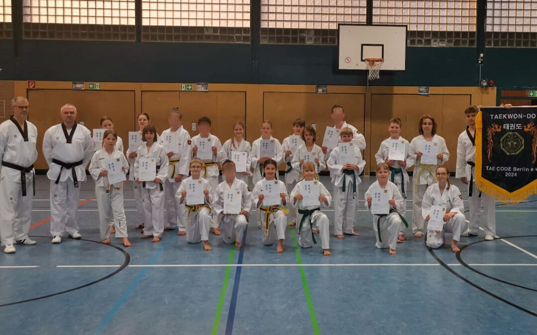 Glückwunsch zur erfolgreichen Gürtelprüfung!